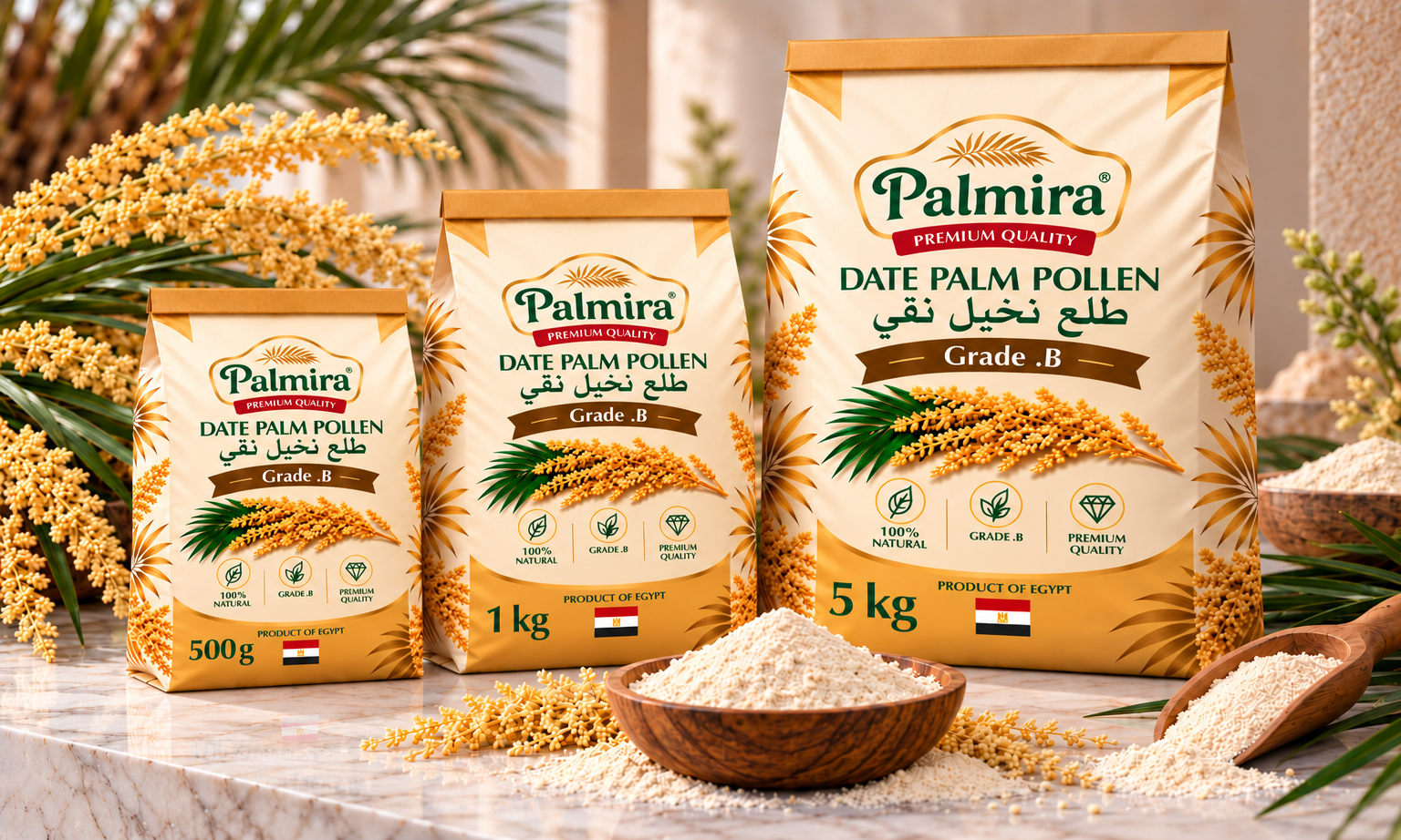 Egypt Supplier - Egyptian Palm Pullen Grade.B