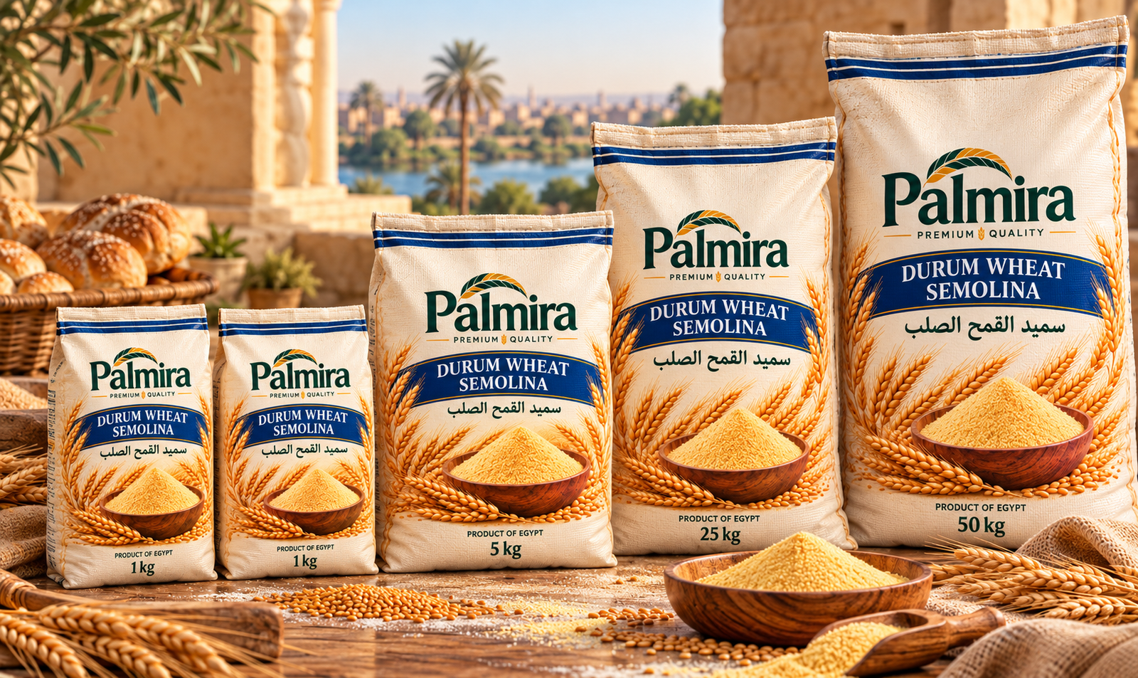 Palmira - Premium Egyptian Durum Wheat Semolina Exporter