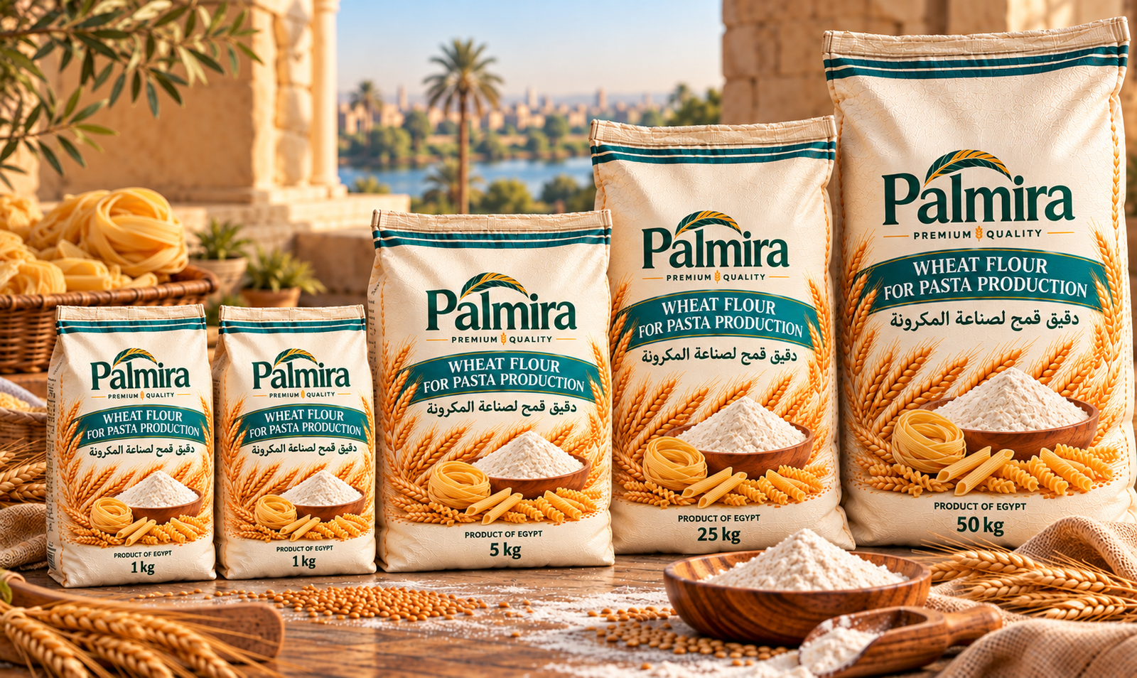 Palmira - Premium Egyptian Wheat Flour For Pasta Supplier